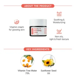 Sale Vitamin 75 Maximizing Cream Korean Skincare|Dagcreme