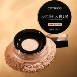 Sale Bright & Blur 030 Soft Peach Setting Powder Gezichtspoeder
