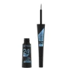 Hot 24H Brush Liner Ultra Black Waterproof Eyeliner Eyeliner