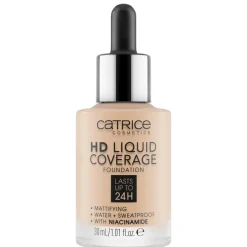 Sale HD 010 Light Beige Liquid Coverage Foundation Foundation