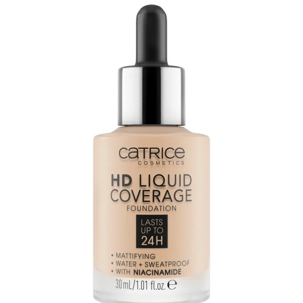Sale HD 010 Light Beige Liquid Coverage Foundation Foundation