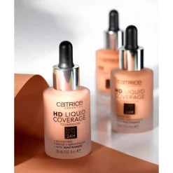 Best HD Liquid Coverage 032 Nude Beige Foundation Foundation