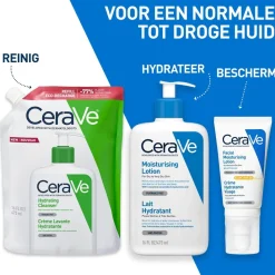 Hydraterende Reinigingscrème Navulling Dermacare|Gezichtsreiniging