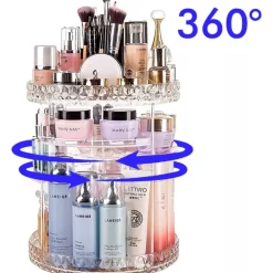 Clearance Make-up Organizer Roteerbaar 360 graden Verstelbare Lades Make-Up Organizers