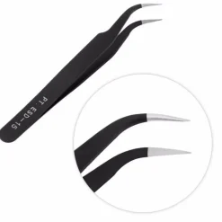 Clearance Black Tweezer - Wimperpincet ESD Pincetten