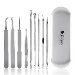 Online 9-Delige Comedonenelepel Set Compleet Gezichtsreiniging