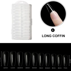 Online Nageltips Long Coffin Nagelverzorging