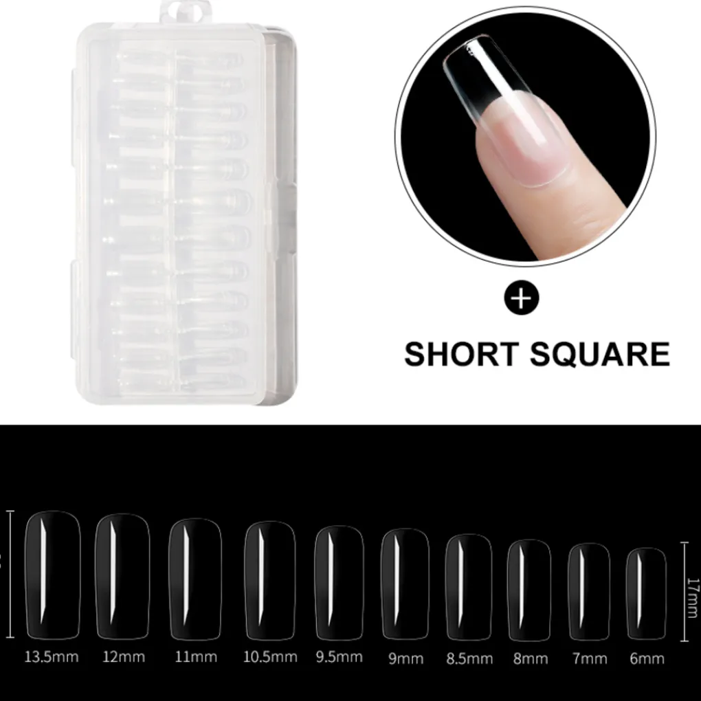 Discount Nageltips Short Square Nagelverzorging