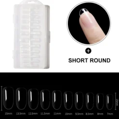 Discount Nageltips Short Oval Round Nagelverzorging