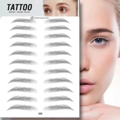 New Semi-Permanente Waterproof Wenkbrauw Tattoo Sticker Wenkbrauw Make-Up