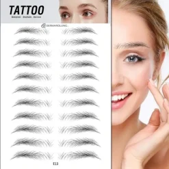 Hot Semi-Permanente Waterproof Wenkbrauw Tattoo Sticker Wenkbrauw Make-Up