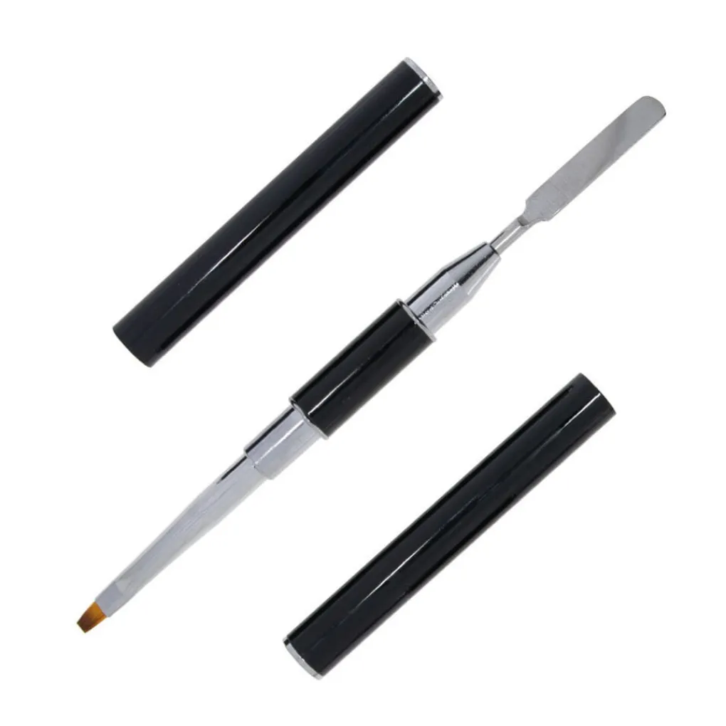 Outlet Dubbelzijdige Polygel Spatel en Kwast Nagelverzorging