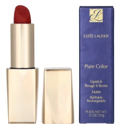 Hot E.Lauder Pure Color Matte Refillable Lipstick 3.5 g Lipmake-Up