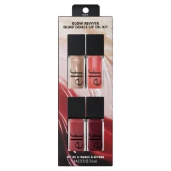 Sale e.l.f. Glow Reviver Quad Goals Lip Oil Kit Lipmake-Up