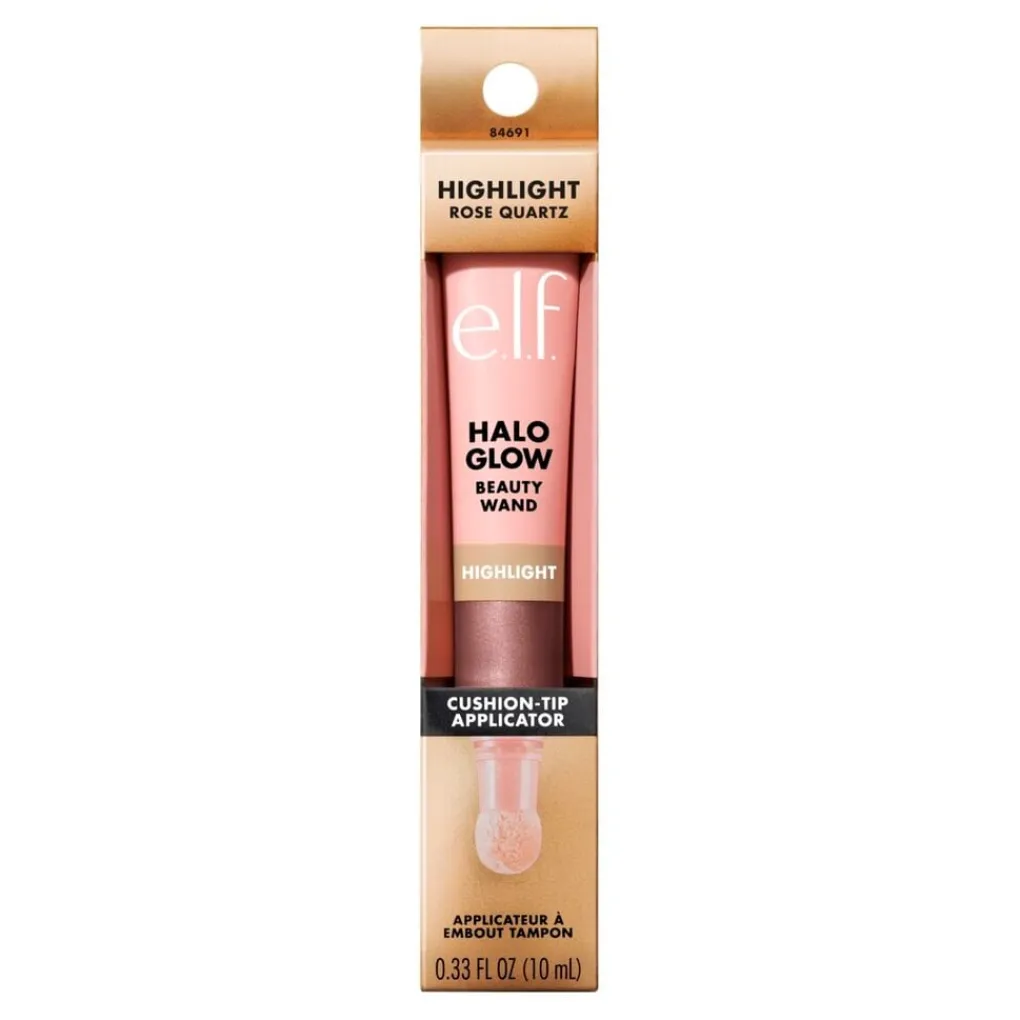 Discount e.l.f. Halo Glow Highlight Rose Quartz Beauty Wand Highlighter