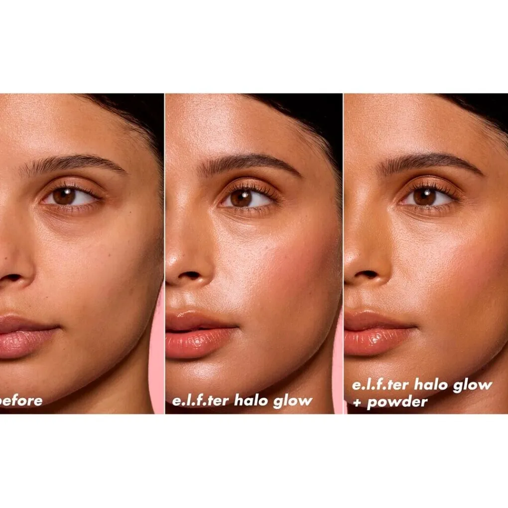 New e.l.f. Halo Glow Powder Filter Medium Warm Pressed Powder Highlighter|Gezichtspoeder