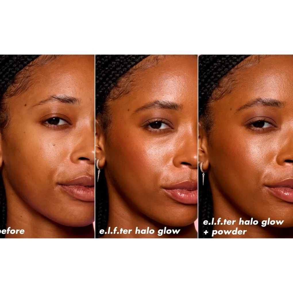 e.l.f. Halo Glow Powder Filter Deep Warm Pressed Powder Highlighter|Gezichtspoeder