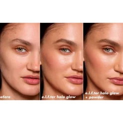 Hot e.l.f. Halo Glow Powder Filter Light Warm Pressed Powder Highlighter|Gezichtspoeder