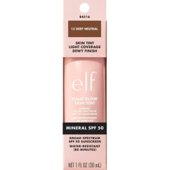 Sale e.l.f. Halo Glow SPF50 13 Deep Neutral Skin Tint Foundation