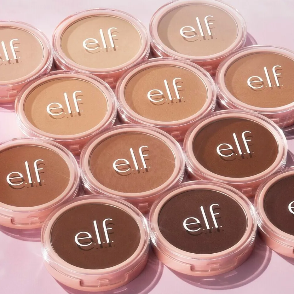 Outlet e.l.f. Halo Glow Tan Neutral Warm Powder Filter Highlighter|Gezichtspoeder