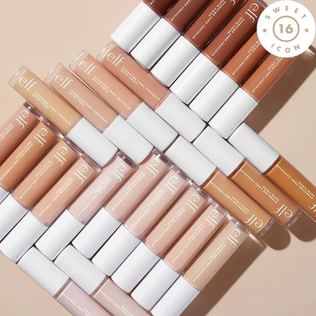 Online e.l.f. Medium Beige Hydrating Camo Concealer Satin Finish Concealer