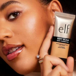 Sale e.l.f. Soft Glam 25 Light Neutral Satin Foundation Foundation