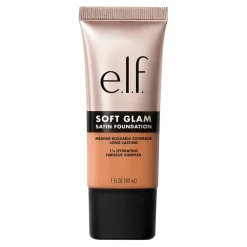New e.l.f. Soft Glam 41 Tan Neutral Satin Foundation Foundation