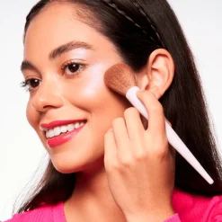 New 01 It's Glow Time Blush & Highlighter Brush Make-Up Kwasten