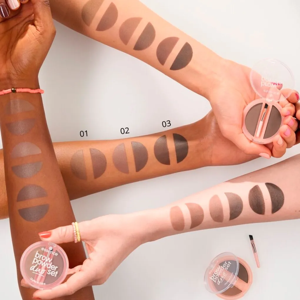 Best 01 Light Brow Powder Duo Set Wenkbrauw Make-Up