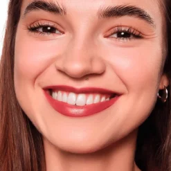 New Satin Glow 06 Deja-Brew Luminous Shine Lipstick Lipmake-Up