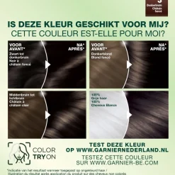 New Garnier Ultra Crème 3 Donkerbruin Permanente Haarkleuring Haarverf