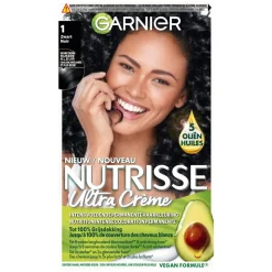 Clearance Garnier Ultra Crème 1 Zwart Permanente Haarkleuring Haarverf