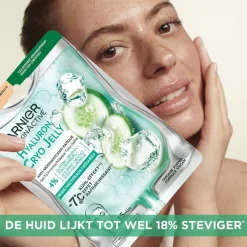 Discount Garnier SkinActive Cryo Jelly Anti-Vermoeidheid Gezichtsmasker met Hyaluronzuur Gezichtsmaskers