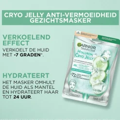 Discount Garnier SkinActive Cryo Jelly Anti-Vermoeidheid Gezichtsmasker met Hyaluronzuur Gezichtsmaskers