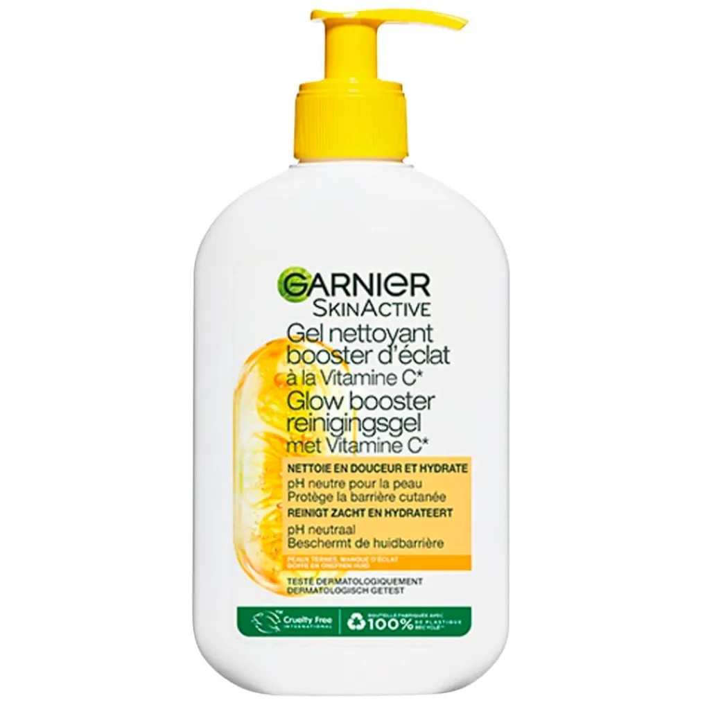 Online Garnier SkinActive Glow Booster Reinigingsgel Gezichtsreiniging