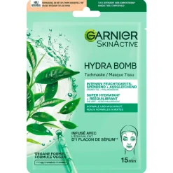 Sale Garnier SkinActive Hydra Bomb Groene Thee Tissuemasker Gezichtsmaskers