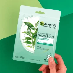 Sale Garnier SkinActive Hydra Bomb Groene Thee Tissuemasker Gezichtsmaskers