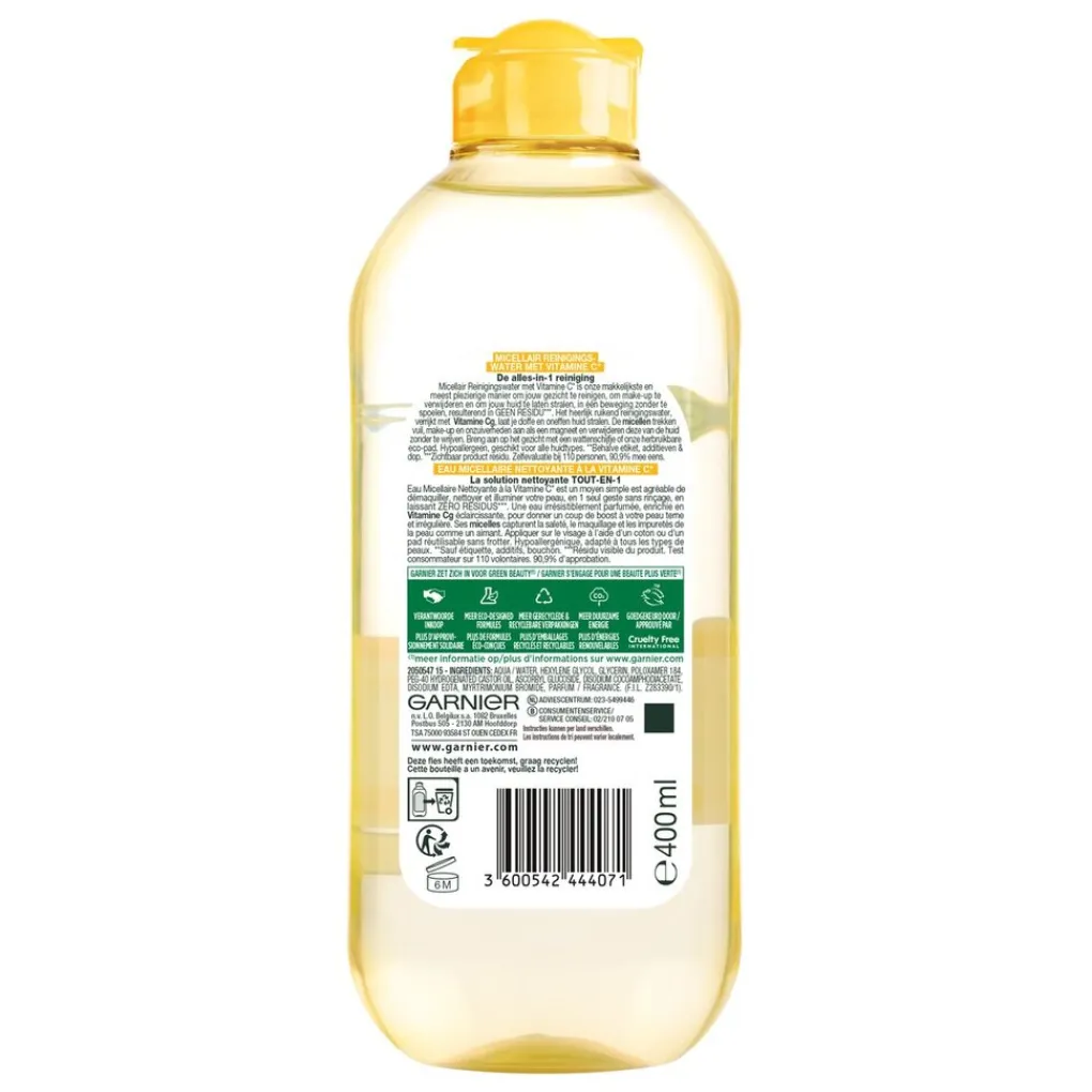 New Garnier SkinActive Micellair Reinigingswater met Vitamine C Gezichtsreiniging