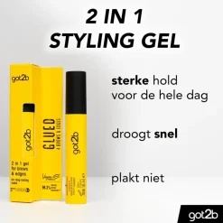 Glued 4 Brows & Edges 2-in-1 Gel Wenkbrauw Make-Up