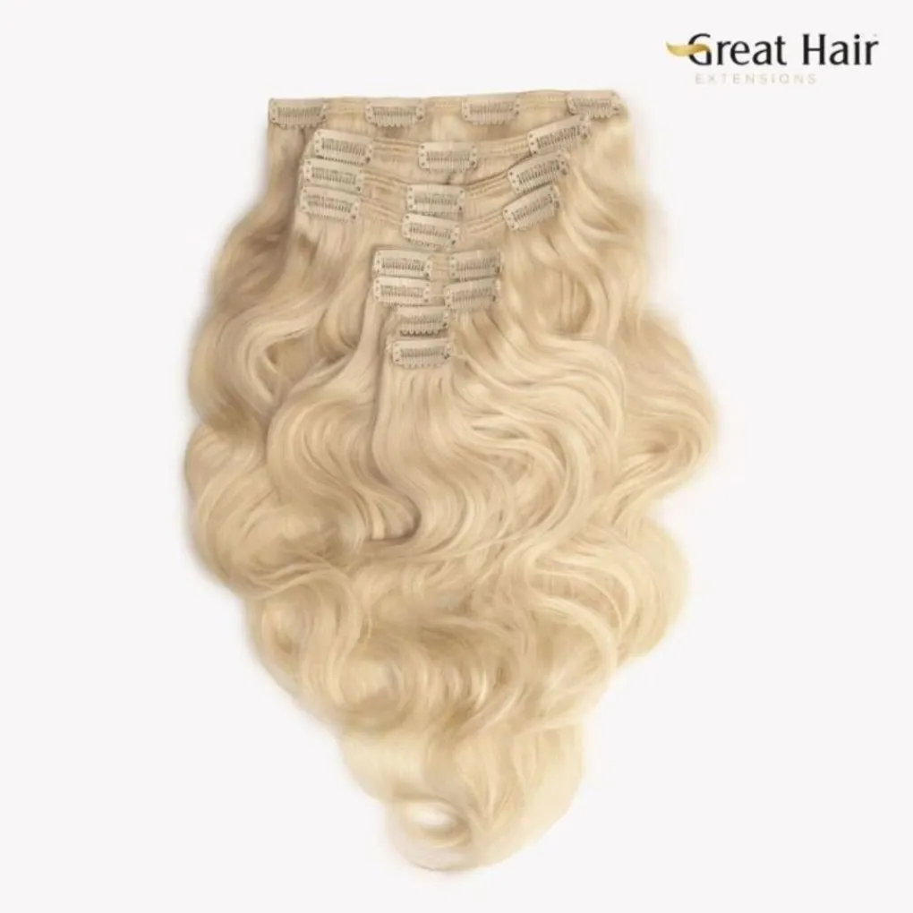 Clearance Great Hair Extensions Full Head Wavy 40cm Hair Extensions