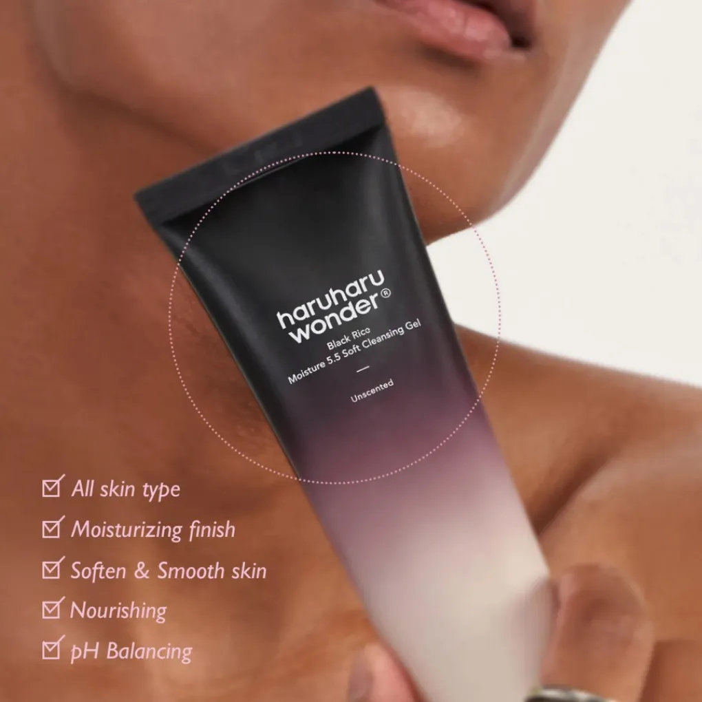 Online Black Rice Moisture 5.5 Soft Cleansing Gel Korean Skincare|Gezichtsreiniging