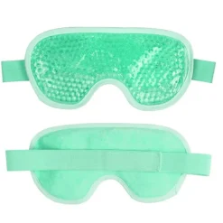 Outlet Hot & Cold Compress Oogmasker / Koelmasker - Ontspannend Spa Gel Oogmasker - Groen Gezichtsmaskers