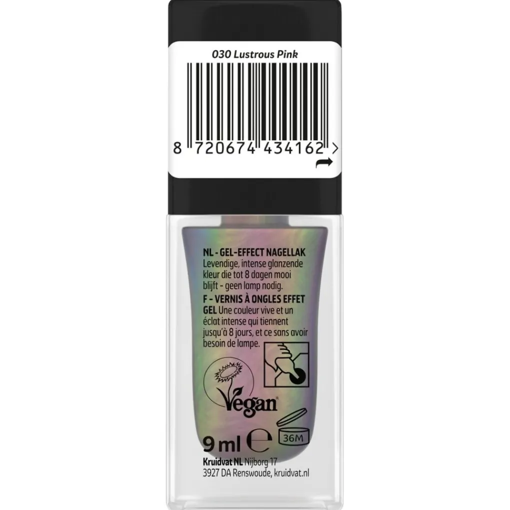 Hot Glass Shine 030 Lustrous Pink Longlasting Gel Color Nagellak Nagellak