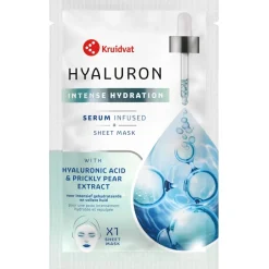New Hyaluron Intense Hydration Serum Infused Sheet Mask Gezichtsmaskers