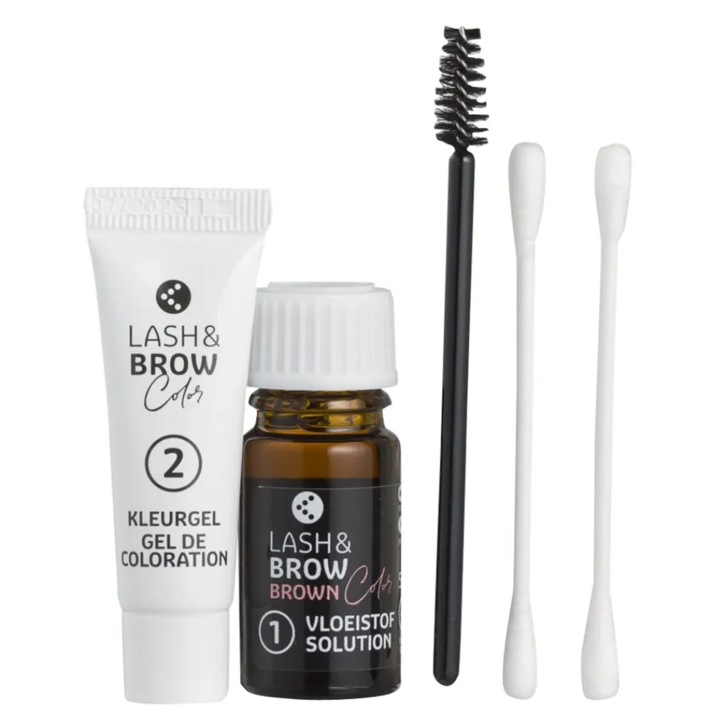 Online Lash & Brow Color Brown Wimper- en Wenkbrauwverf Wenkbrauw Make-Up