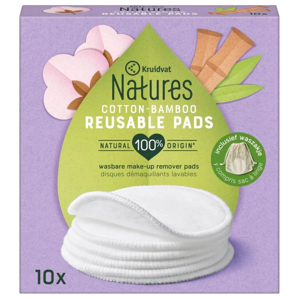 Hot Cotton-Bamboo Reusable Pads Wattenschijfjes En Staafjes