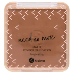 New Need No More 055 Deep Mocha Color & Finish Powder Foundation Gezichtspoeder