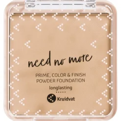 Clearance Need No More 028 Medium Biscuit Prime, Color & Finish Powder Foundation Gezichtspoeder