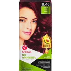 Best No Ammonia 8.46 Robijn Rood Crème Haarkleuring Haarverf