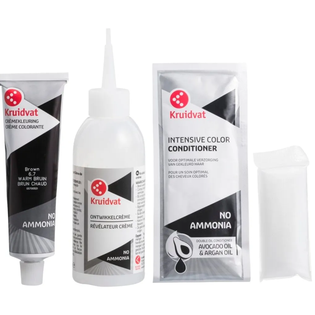 Best No Ammonia 6.7 Warm Bruin Crème Haarkleuring Haarverf